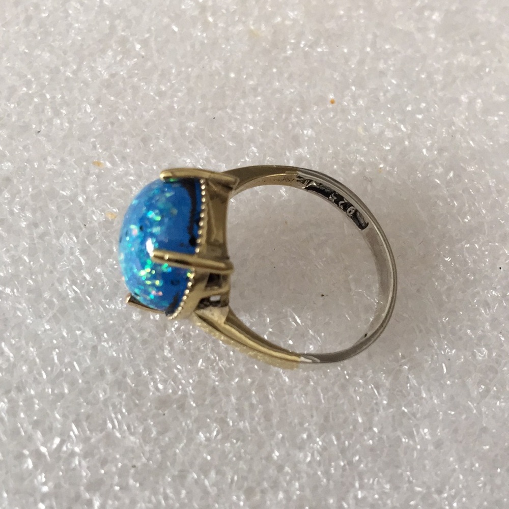 925 opal (lap) ring - Picture 3 of 5